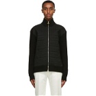 Dunhill Black Quilted Rolla Bomber Jacket