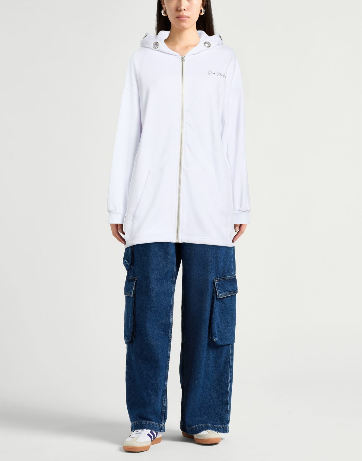 Shoe Womens Sweatshirt in White