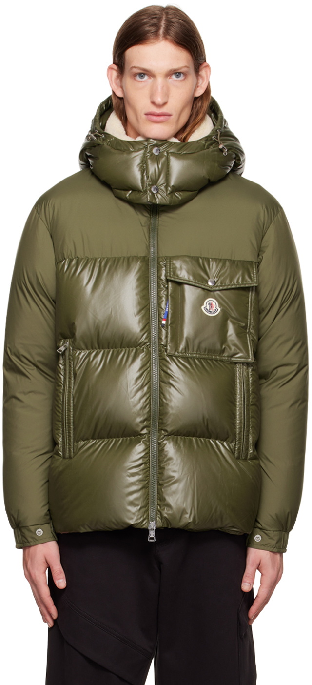 Moncler Khaki Bayuda Down Jacket Moncler