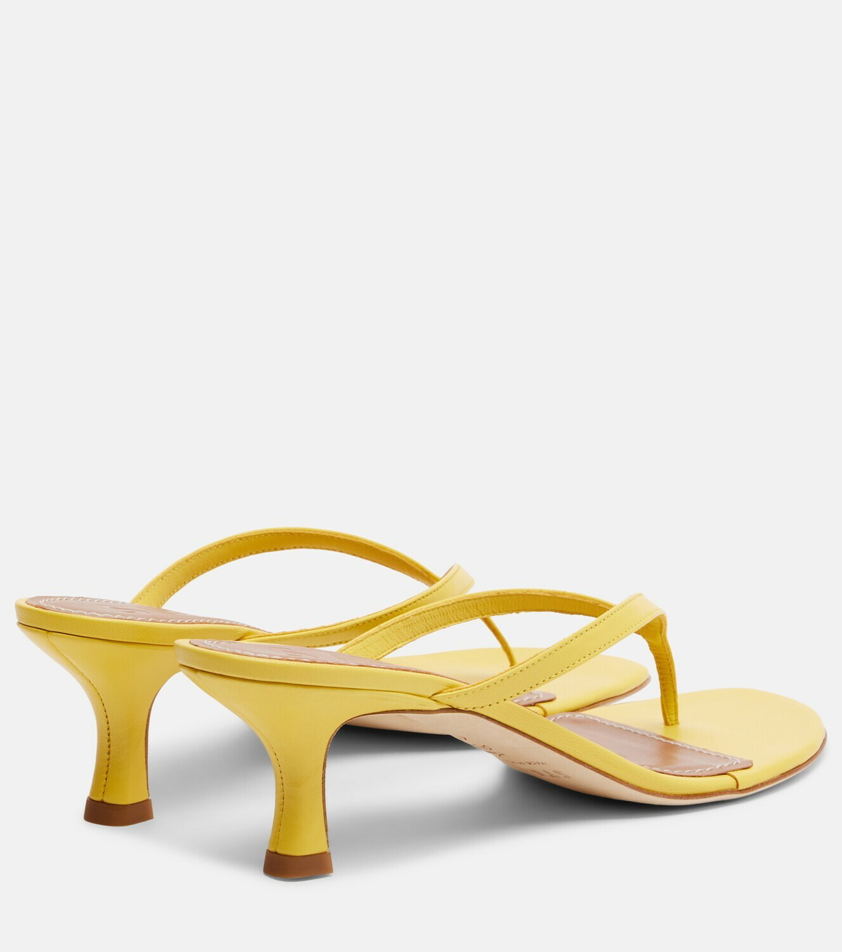 Staud Freja leather thong sandals