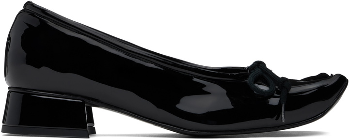 Photo: Paula Canovas Del Vas Black Diablo Ballerina Flats