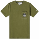 Adidas Men's SPZL Edgerton T-Shirt in Wild Pine
