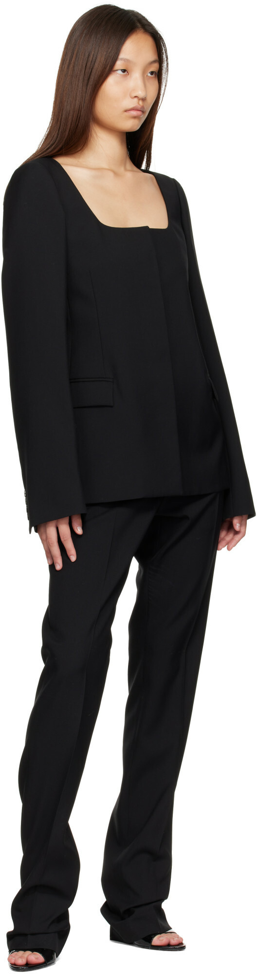 Calvin Klein Collection Black Erin Trousers