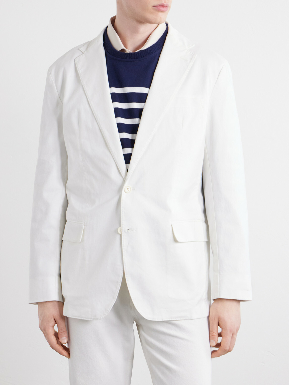 Polo Ralph Lauren - Cotton-Blend Blazer - White