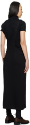 Y's Black Jumper Maxi Skirt