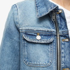 Courreges Women's Courrèges Denim Zip Jacket in Blue