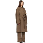Calvin Klein Collection Brown Zeland Trench Coat