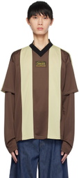 Commission Brown Soccer Long Sleeve T-Shirt