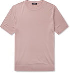 Theory - Wool T-Shirt - Pink