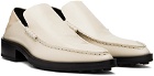 Jil Sander Off-White Pointed Toe Loafers