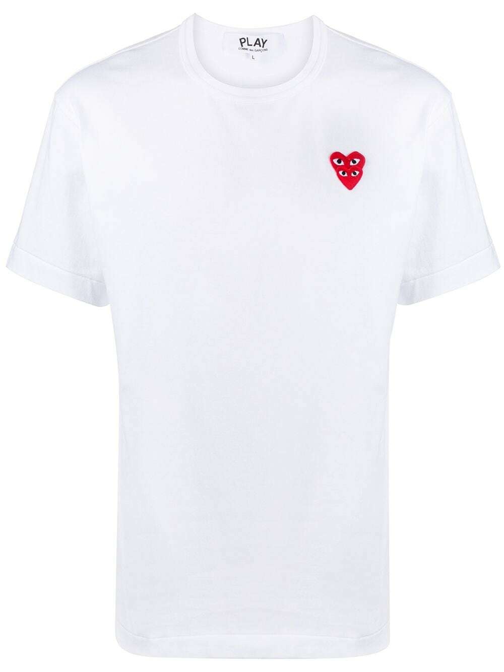 Photo: COMME DES GARCONS PLAY - Logo Cotton T-shirt