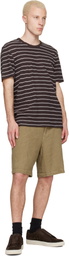 Lanvin Brown DBB1 Suede Zip Sneakers