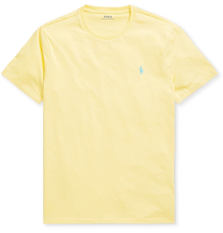 Photo: Polo Ralph Lauren - Cotton-Jersey T-Shirt - Yellow