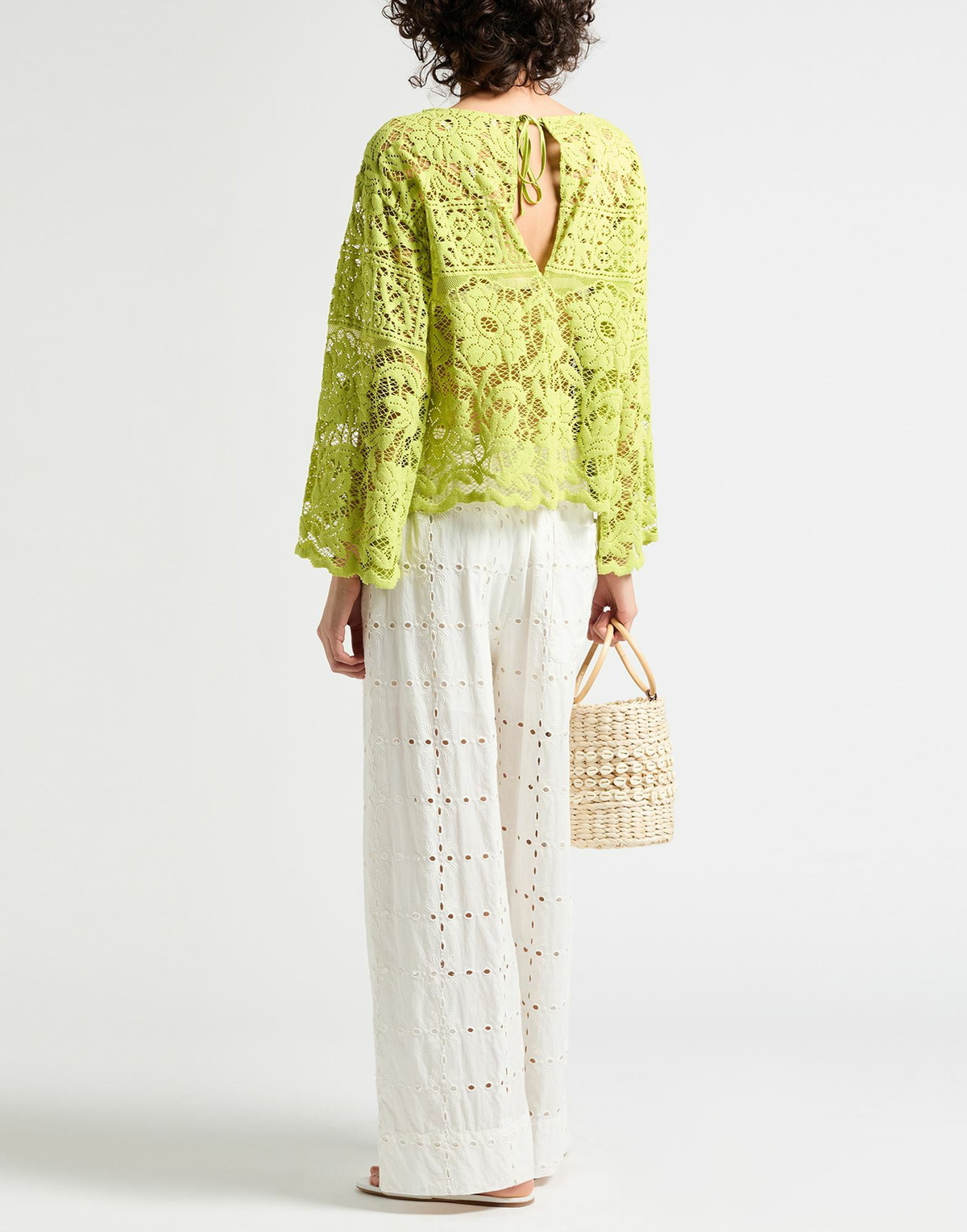 Jucca Womens Top Lime in Green