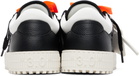 Off-White White & Black 3.0 Court Low Top Sneakers