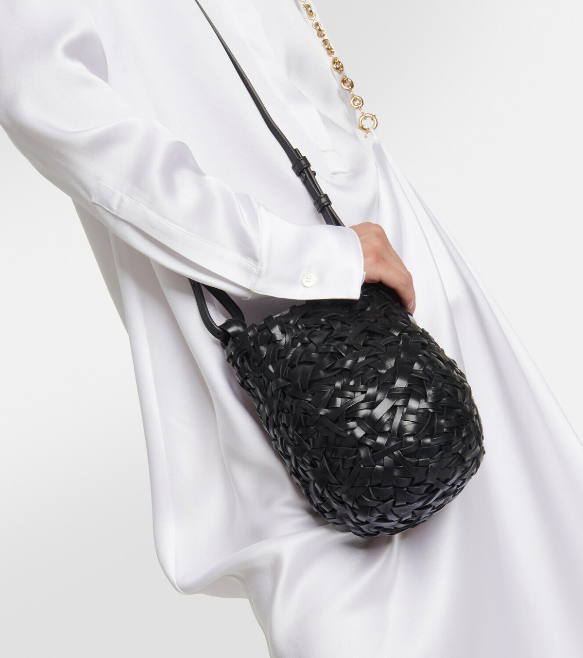 Loewe Nest Small leather basket bag Loewe