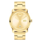 Movado Trend Propel Quartz Gold Dial Ladies Watch 3600989
