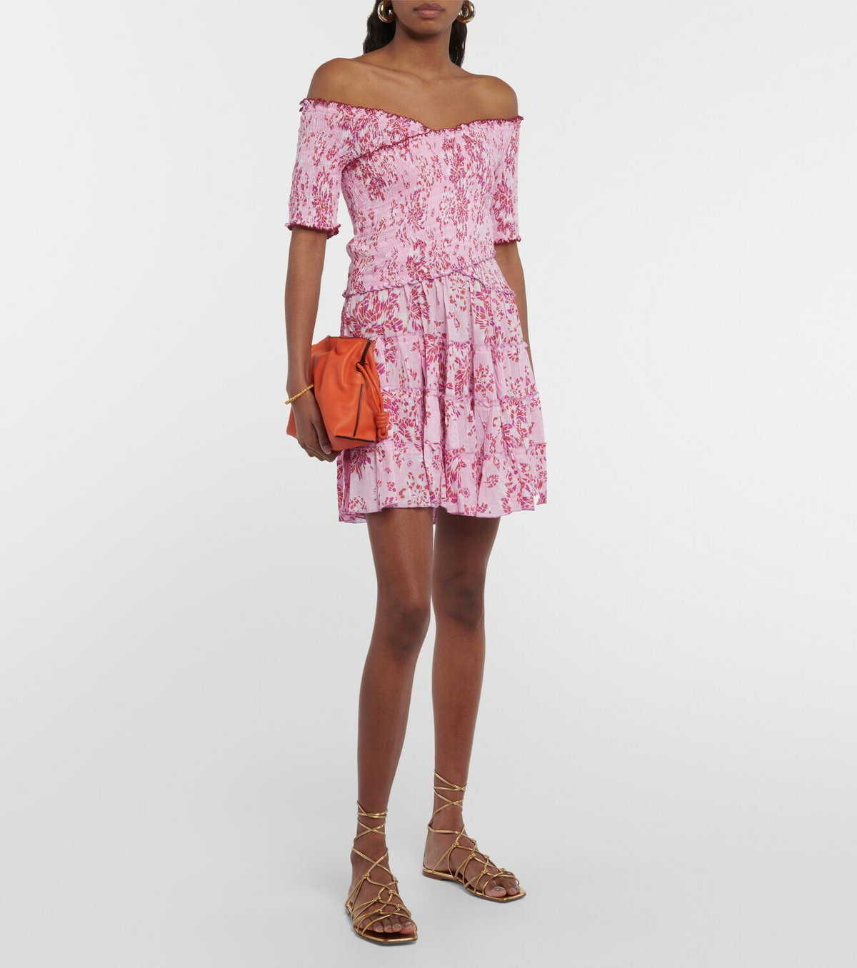 Poupette St Barth Soledad printed minidress Poupette St Barth