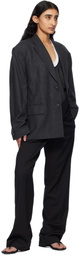 Helmut Lang Gray Driver Blazer