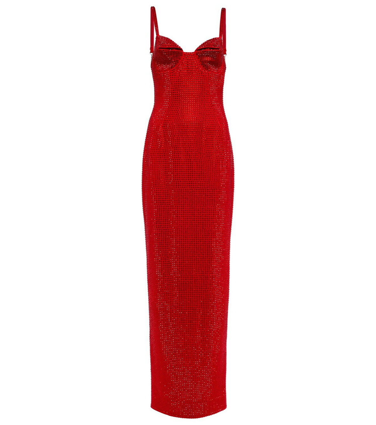fitted lace wedding dress Holiday Season Dresses - Red Crystal Mini Dress main image 1