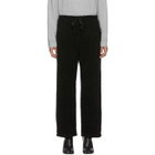 Undercover Black Pleated Panel Lounge Pants
