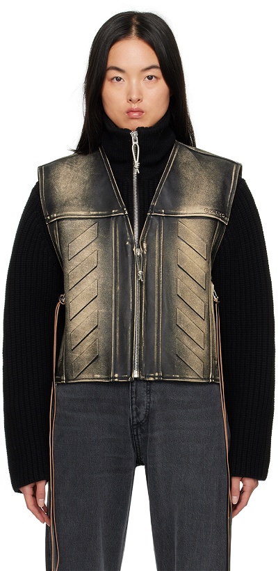 Photo: EYTYS Black Harper Leather Vest