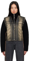 EYTYS Black Harper Leather Vest
