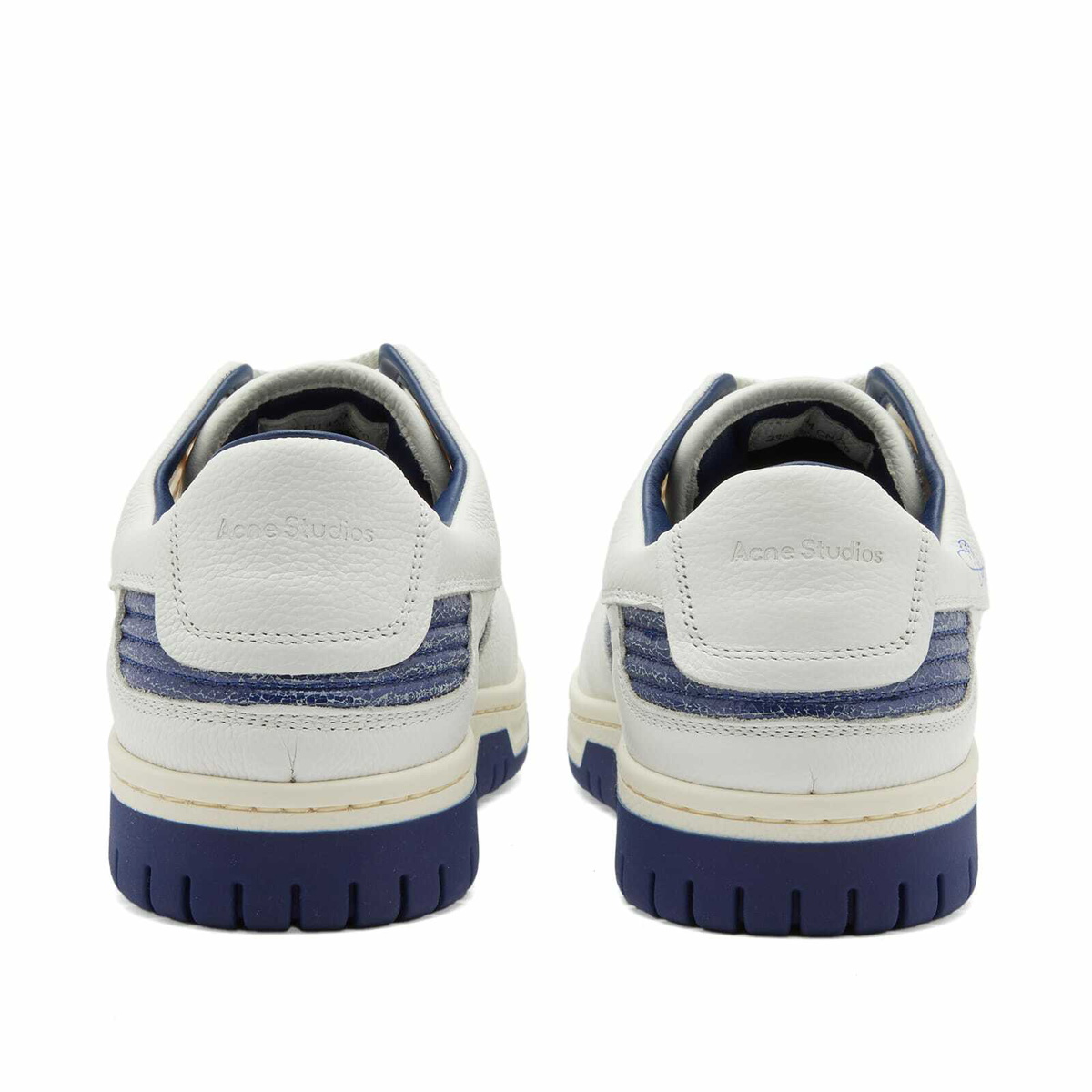 Acne Studios 08STHLM Low Pop Sneakersスニーカー Acne Studios Men's 08STHLM Low Pop Face Sneakers in White