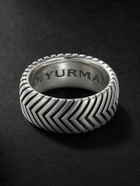David Yurman - Chevron Sterling Silver Ring - Silver