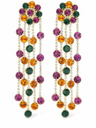 MAGDA BUTRYM - Colorful Crystal Flower Dangle Earrings
