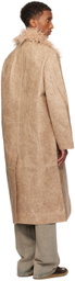 Eckhaus Latta Beige Fond Coat