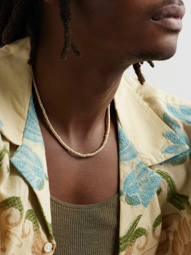 Photo: John Hardy - Heishi 14-Karat Gold Necklace