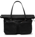 Bleu de Chauffe - Concorde Leather-Trimmed Regentex Ripstop Holdall - Black