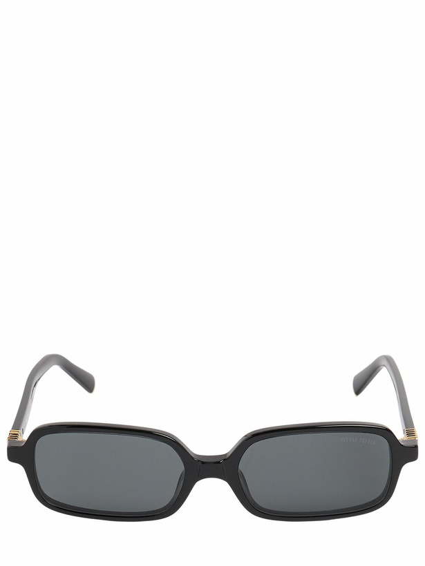 Photo: MIU MIU Square Acetate Sunglasses