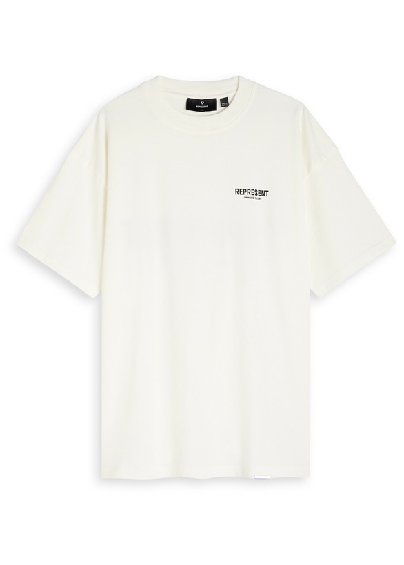 Photo: Represent Owners Club Logo Cotton T-shirt White