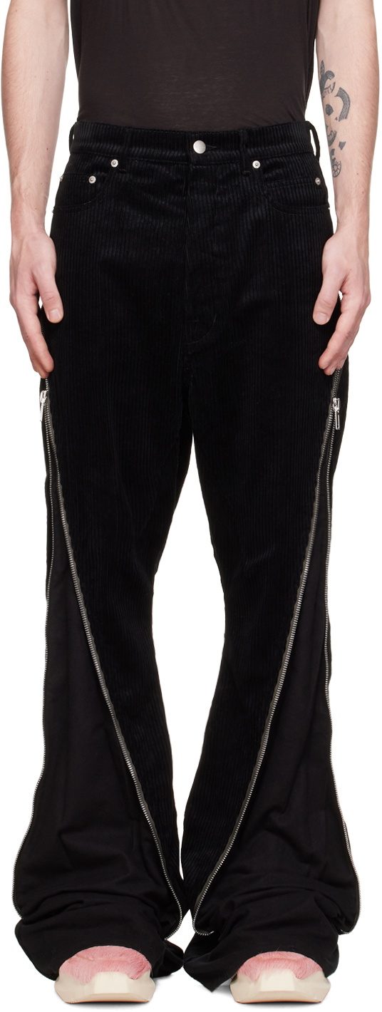 Rick Owens Black Bolan Banana Trousers Rick Owens