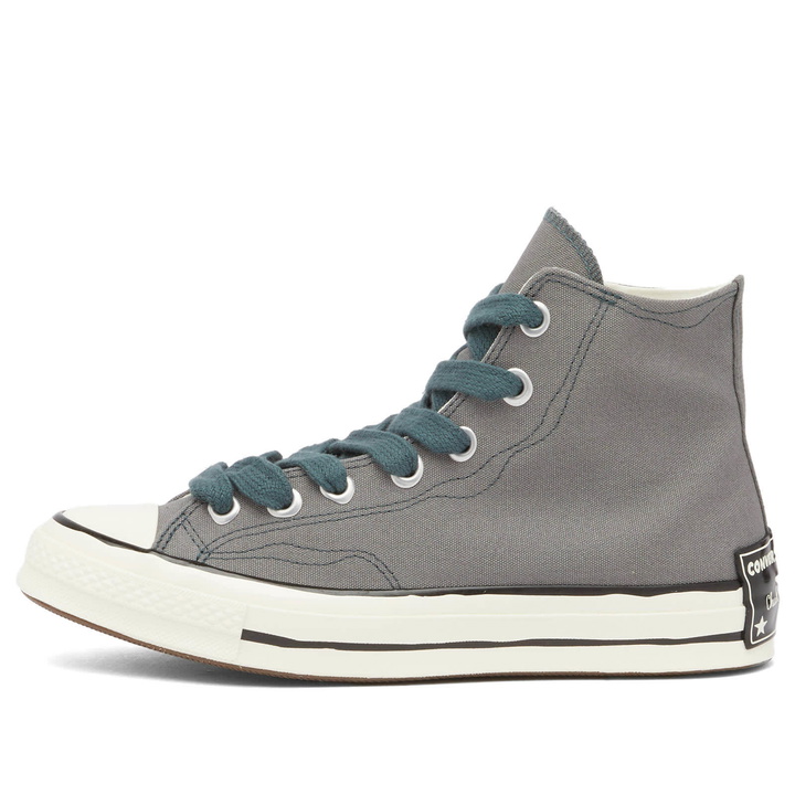 Photo: Converse Chuck Taylor All Star Sketch Hi Sneaker in Sharkskin/True Nature/Egret