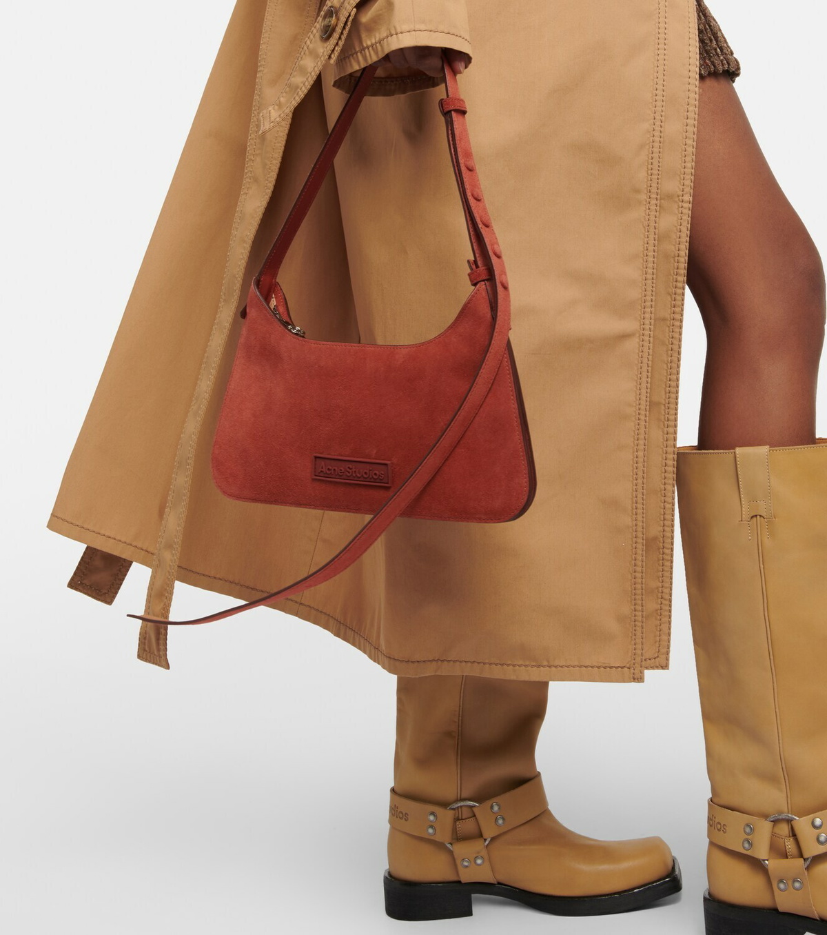 Acne Studios - Platt Mini suede shoulder bag Acne Studios