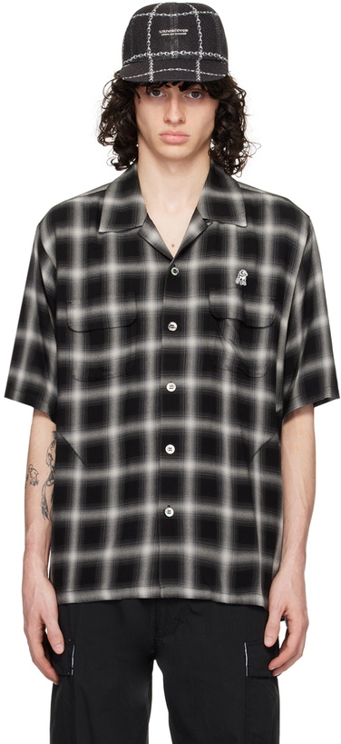 Photo: the Shepherd UNDERCOVER Black & Gray Check Shirt