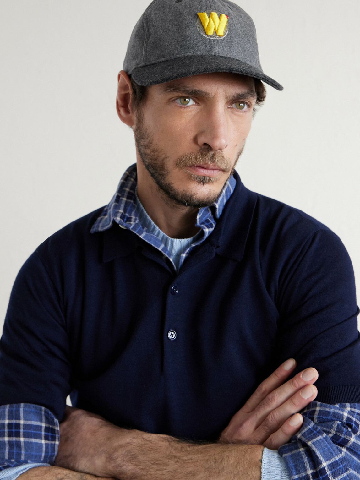 WTAPS - Logo-Embroidered Wool-Blend Flannel Baseball Cap