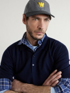 WTAPS - Logo-Embroidered Wool-Blend Flannel Baseball Cap