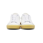 Golden Goose White and Blue Tennis Sneakers