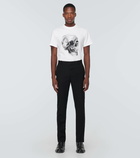 Alexander McQueen Printed cotton jersey T-shirt