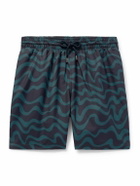Derek Rose - Maui 63 Straight-Leg Mid-Length Printed Swim Shorts - Blue