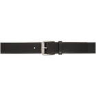 Moschino Black Logo Belt