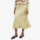 Nanushka Women's Razi Skirt in Lime Yellow