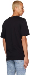 Balmain Black Flocked T-Shirt