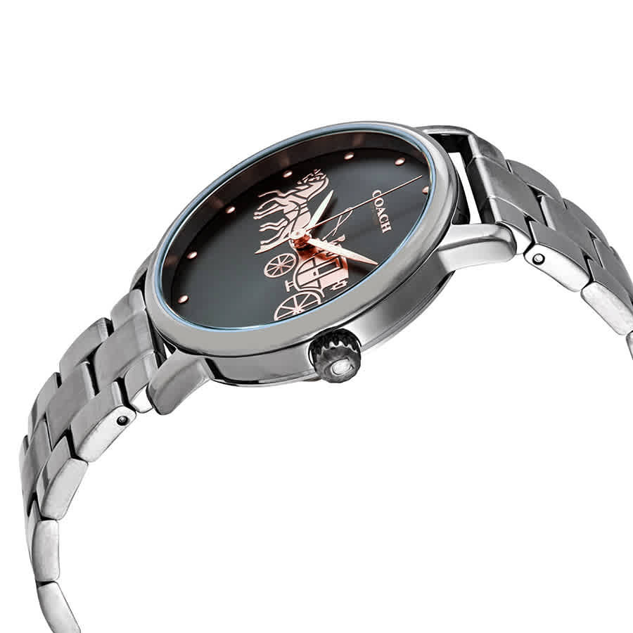 Dark grey COACH watch COACH Men main image 3
