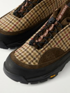 Diemme - Rayon Vert Grappa Hiker Suede-Trimmed Houndstooth Tweed Sneakers - Multi
