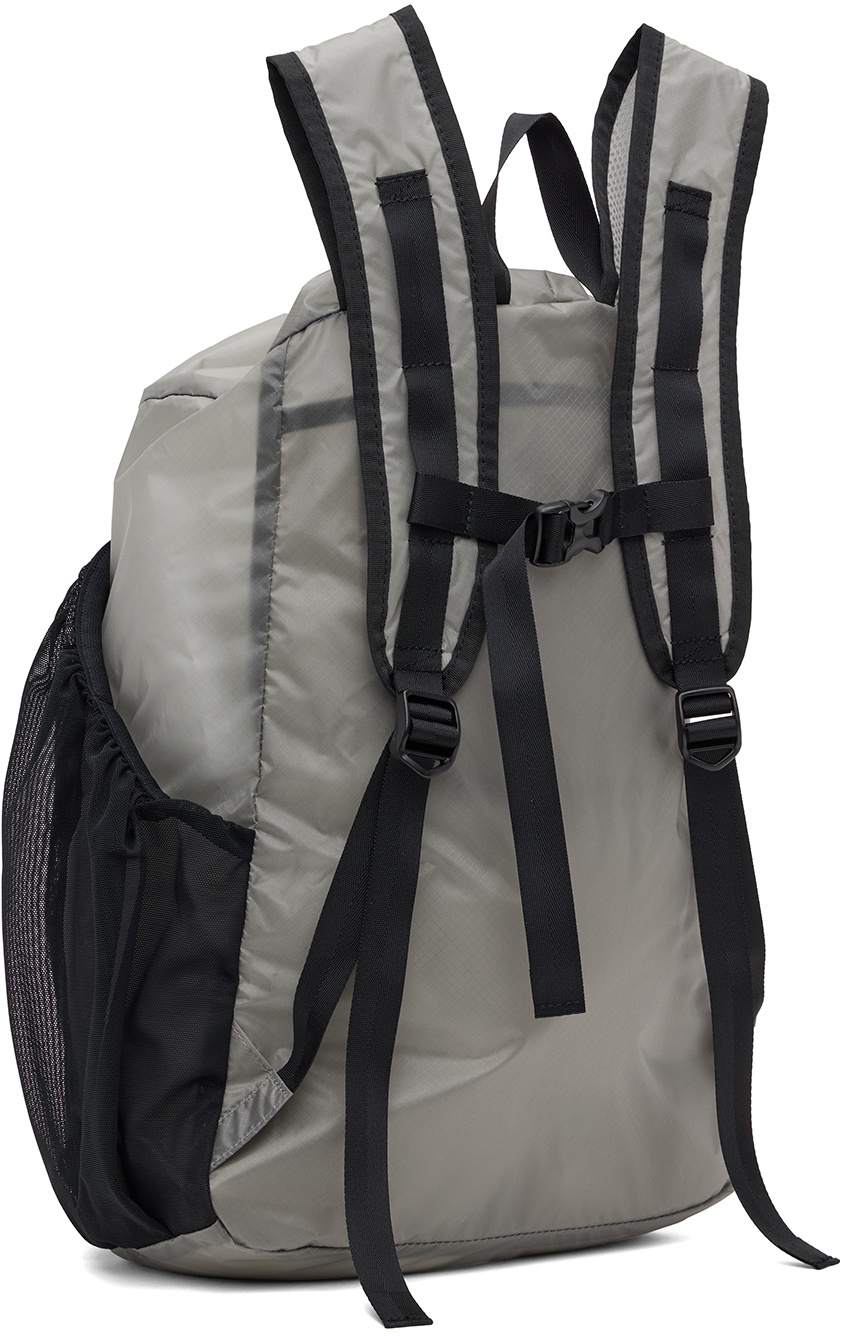 meanswhile Gray Drawstring Backpack